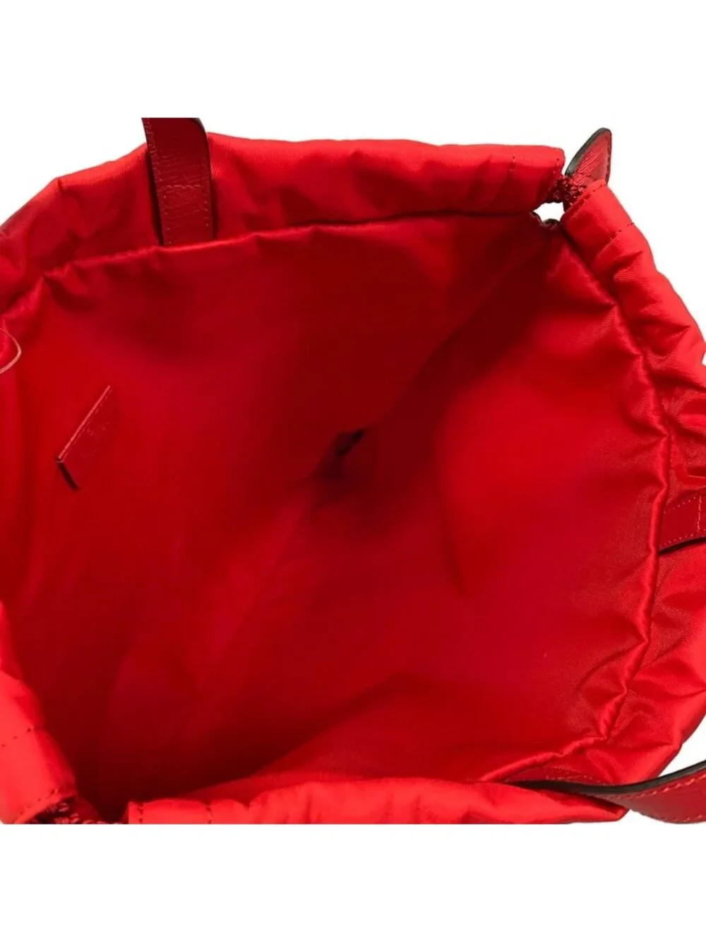 Gucci Backpack Yuko Higuchi Brown Red Multi 2-Way Drawstring Leather